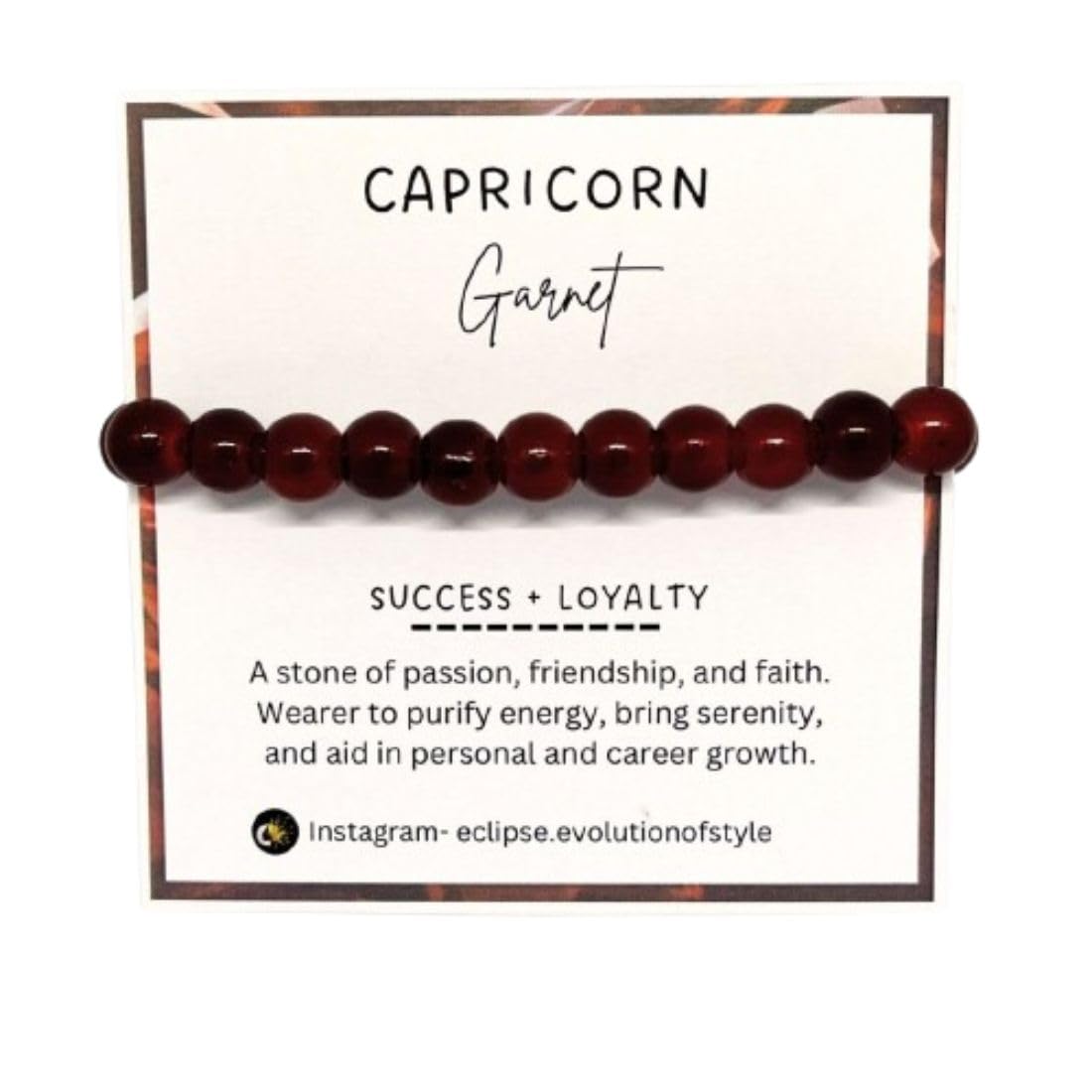 ECLIPSE MODE Capricorn Zodiac Bracelet (B0D9WDRDFP) Amazon Price History, Amazon Price Tracker