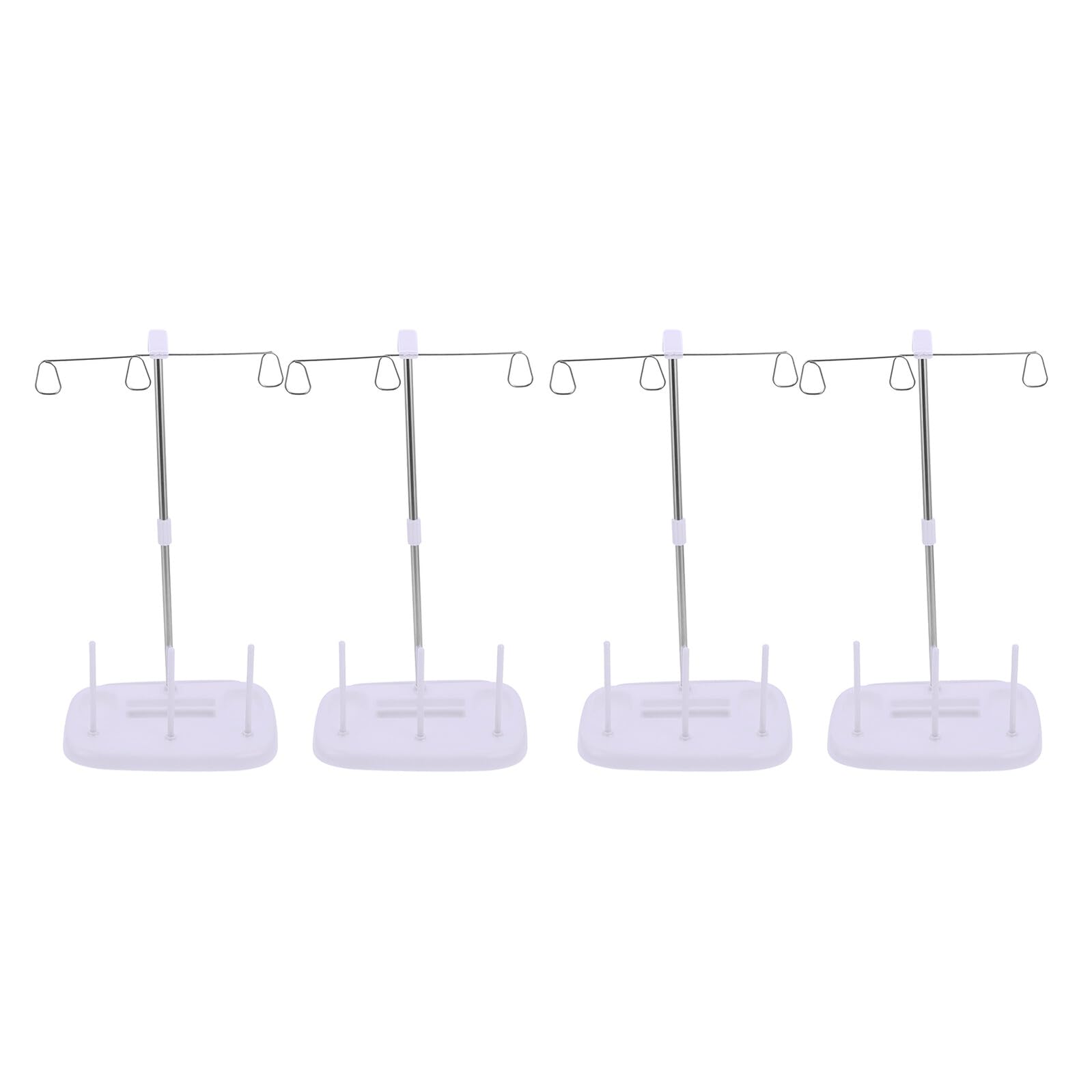 LIFKOME 4 Piezas Soporte para Carretes de Hilo de Bordar Organizador Ligero y Duradero para Máquina de Coser Doméstica Soporte para Conos de Hilo Accesorio Flexible para Costura y Bordado