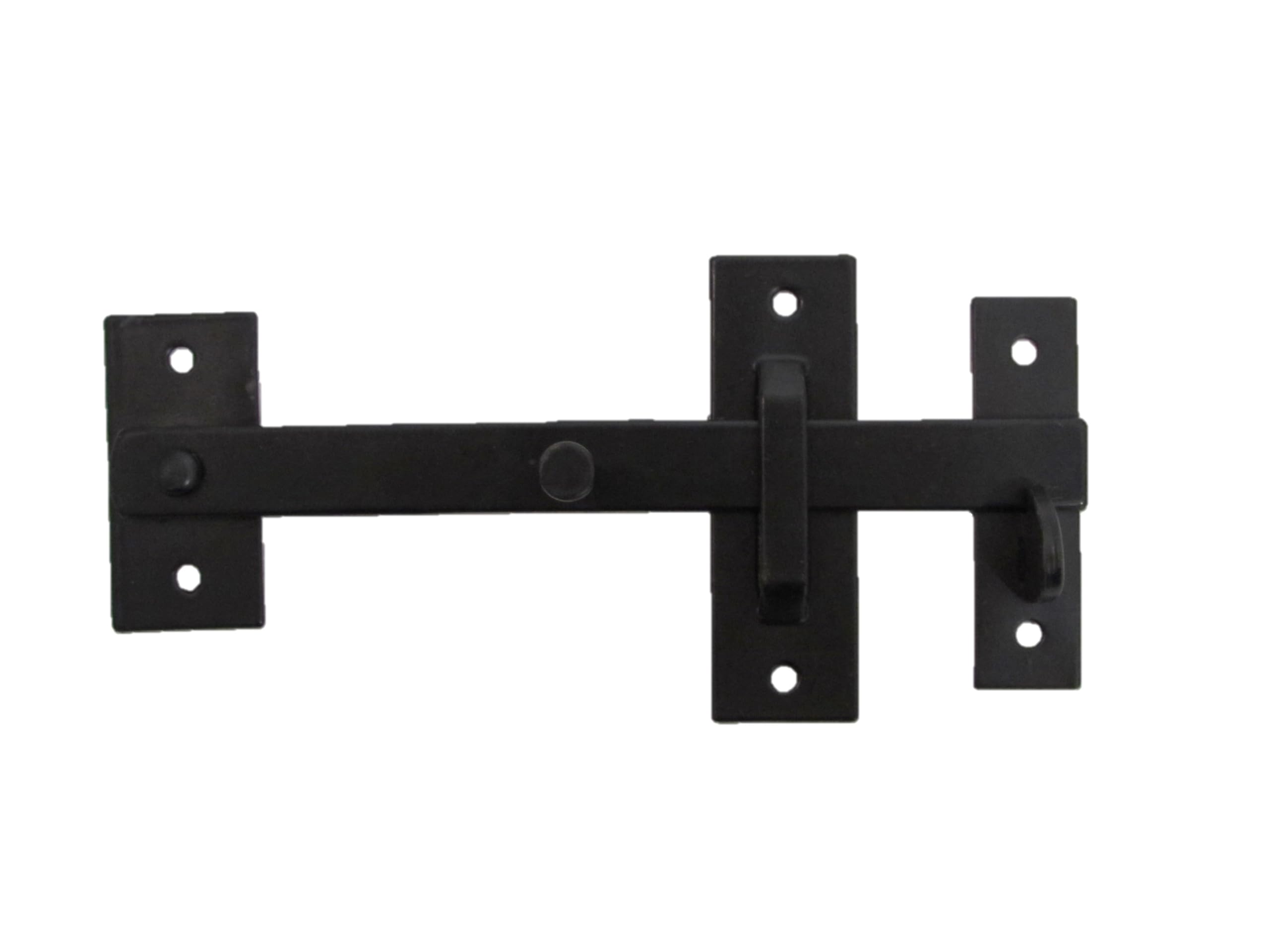 Haven Heritage Black Suffolk Garden Gate Latch - Heavy Duty Thumb Latch For Wooden Gates And Doors