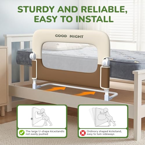 Image of Bed Rail for Toddlers, 32 Inch Toddler Bed Rails, Bed Rail for Baby