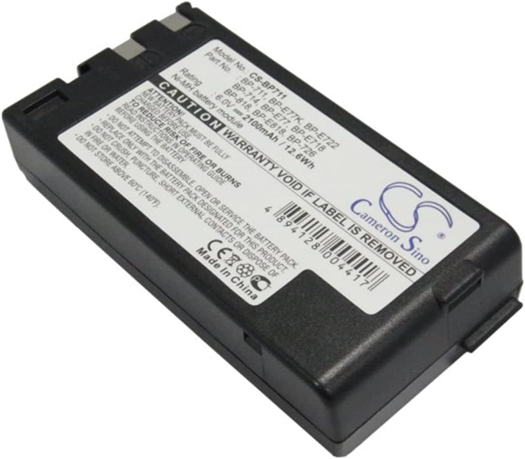 VI VINTRONS 2100mAh Battery for Canon H660, ES400V, UC5Hi, E65, H460, ES280, UC3Hi