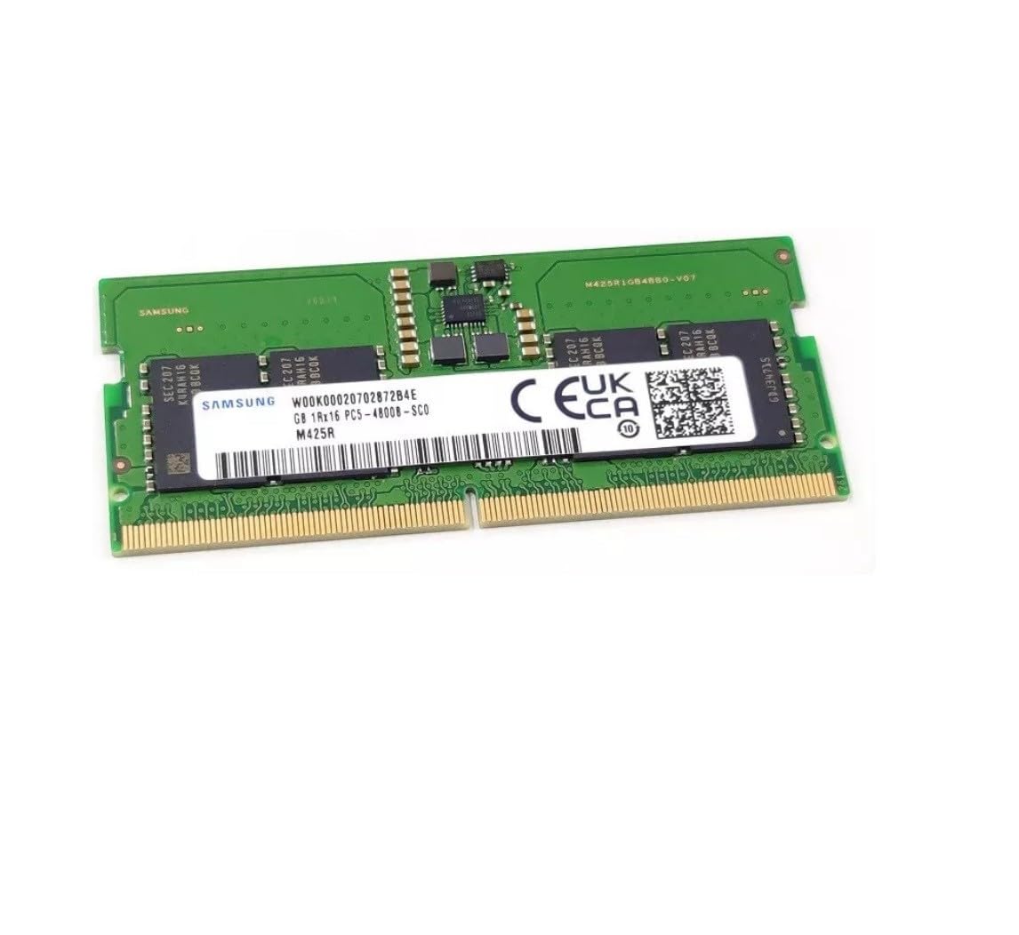 16GB DDR5 5600MHz SO-DIMM Laptop RAM PC5-44800 Arbeitsspeicher mit Samsung Chips, 262-Pin Notebook Speicher, 1,1V, kompatibel für viele DDR5 Notebooks, Gaming & Business Upgrade