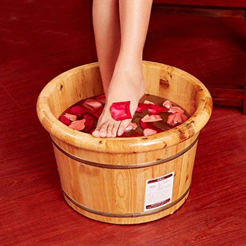 Spa de pies de madera con tapa y función masaje miniatura 5