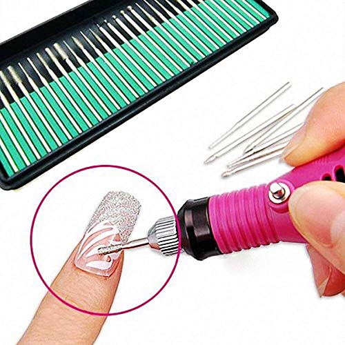 Image of DIY Crafts Pack Of 1 Set, Design No #1, 30X Diamond Burr Bits Drill for Engraving Carving DIY (Pack Of 1 Set, Design No #1)