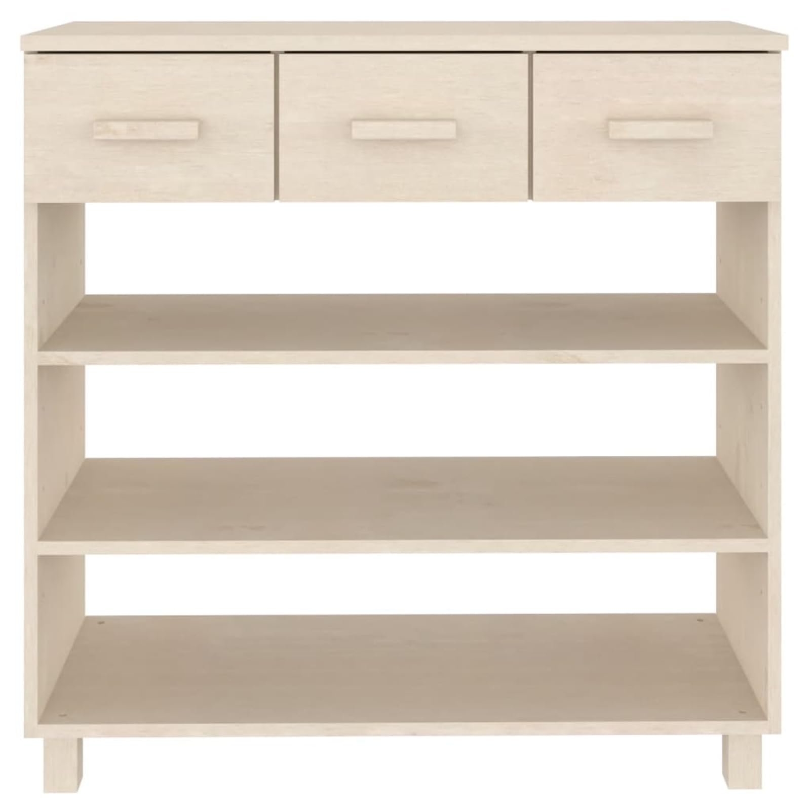Homgoday Mesa Consola HAMAR Madera Maciza Pino marrón Miel 90x35x90 cm Mesas auxiliares de salón,Mesa Consola Recibidor Mueble de Entrada Estrecha Clásica