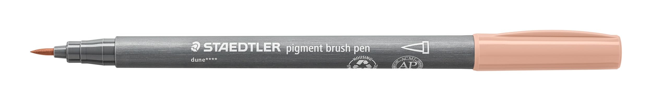 STAEDTLER 371-470 Pigment Arts Brush Pen - Dune (Box of 10), Standard - Image 2
