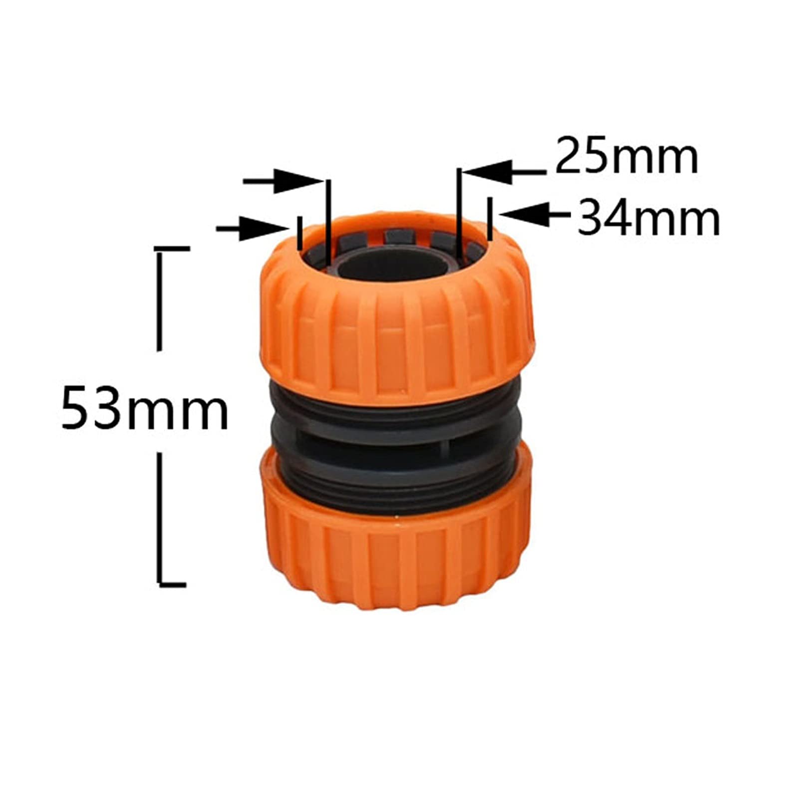 Kit de conectores conjuntos de manguera 25pc 1/2 3/4 1 pulgada Reparación Acoplamiento rápido Reducción de la manguera de jardín 16 mm 20 mm 32 mm Acoplamiento de tubería de agua