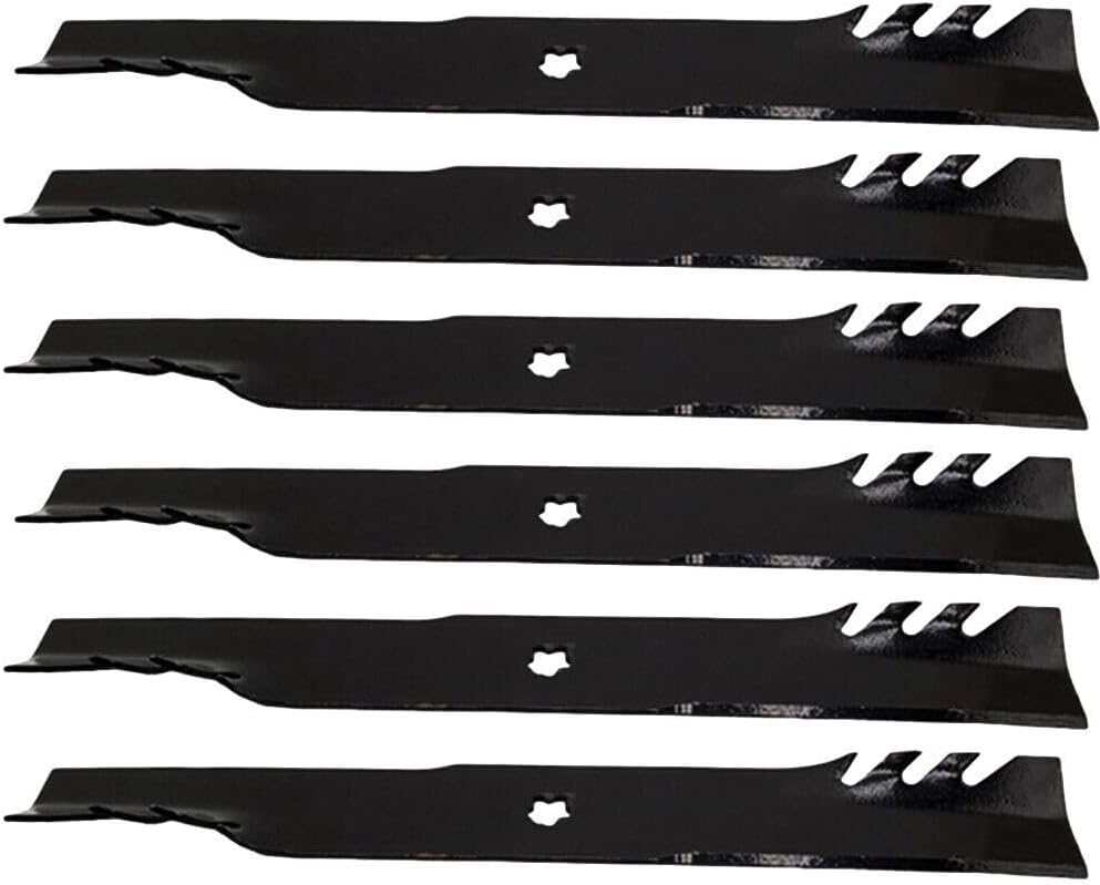 ACTIVLIFE for 42" Star Hole Lawn Mower Gator Blades 134149 138971 596-900 - Set of 6 Blades