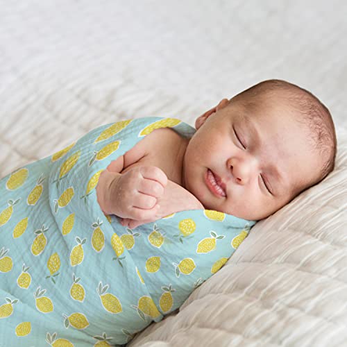 Image of haus & kinder Muslin Swaddle for Newborn Baby - Pack of 4 | Becomes Softer with Every Wash Breathable & Lightweight, Multipurpose, Unisex, Gifts for Newborn Babies | Jungle Carnival, 120cm X 120cm