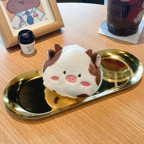 Mini Creative Cow Coin Purse, Cartoon Plush Earphone Storage Bag, Cute Wallet Girl Gifts2