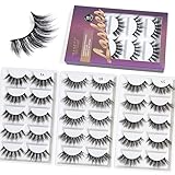 Fake Eyelashes, MAGEFY Lashes 15 Pairs Eyelashes 3 Styles False Lashes Natural Faux Mink Lashes pack...