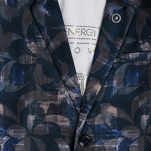 Image of CAVIO Boys Printed Blazer and T-Shirt