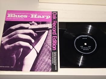 BLUES HARP Oak Record Edition - An Instruction Method for Playing the Blues Harmonica by Tony "Harp Dog" Glover. Contains two long-lasting records with over 40 minutes of music and instruction.