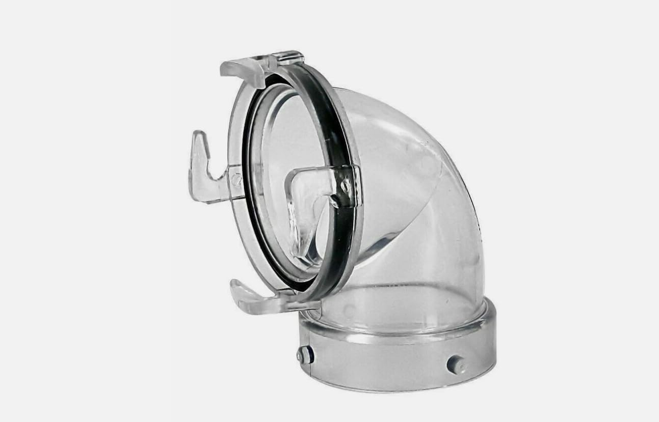 MUSM T1023 90 Degree Clearview Bayonet Waste Valve Adapter