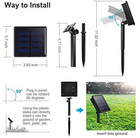 Image of MANSAA M14 Solar Powered LED String Lights | 5 Meter 50 LEDs | Multicolor | Solar Powered | Outdoor Decoration | Automatic ON-Off