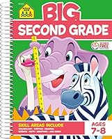 School Zone Big Second Grade Workbook: 320 Spiral-Bound Pages, 2nd