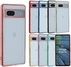 Pixel 7a Case, TPU Color, Google Pixel7a, Soft Case, Transparent Cover, Clear Case, Smartphone Case, Thin, Protection, Shockproof, Google Pixel, 7a, au Softbank, docomo, Pink Gold, Mobile Case A805P7APG