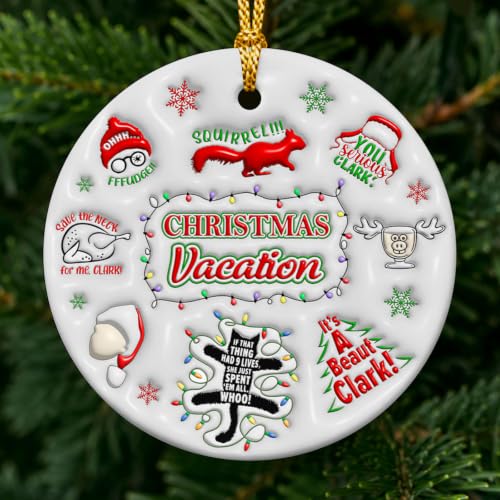 34HD Retro Holiday Movie Christmas Ornaments 2026, Funny Gift Ideas for Her