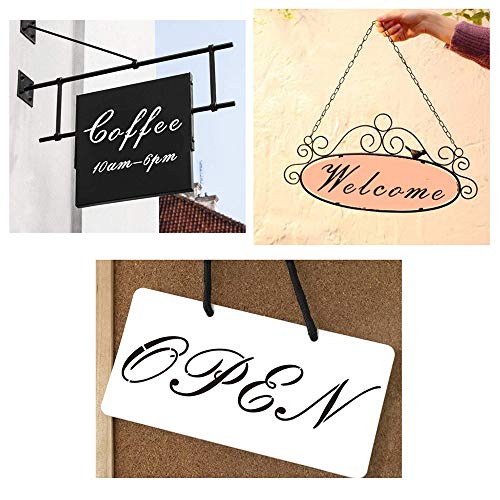 MINGZE 40 PCS Letter Stencils, Reusable Washable Painting Template with ...