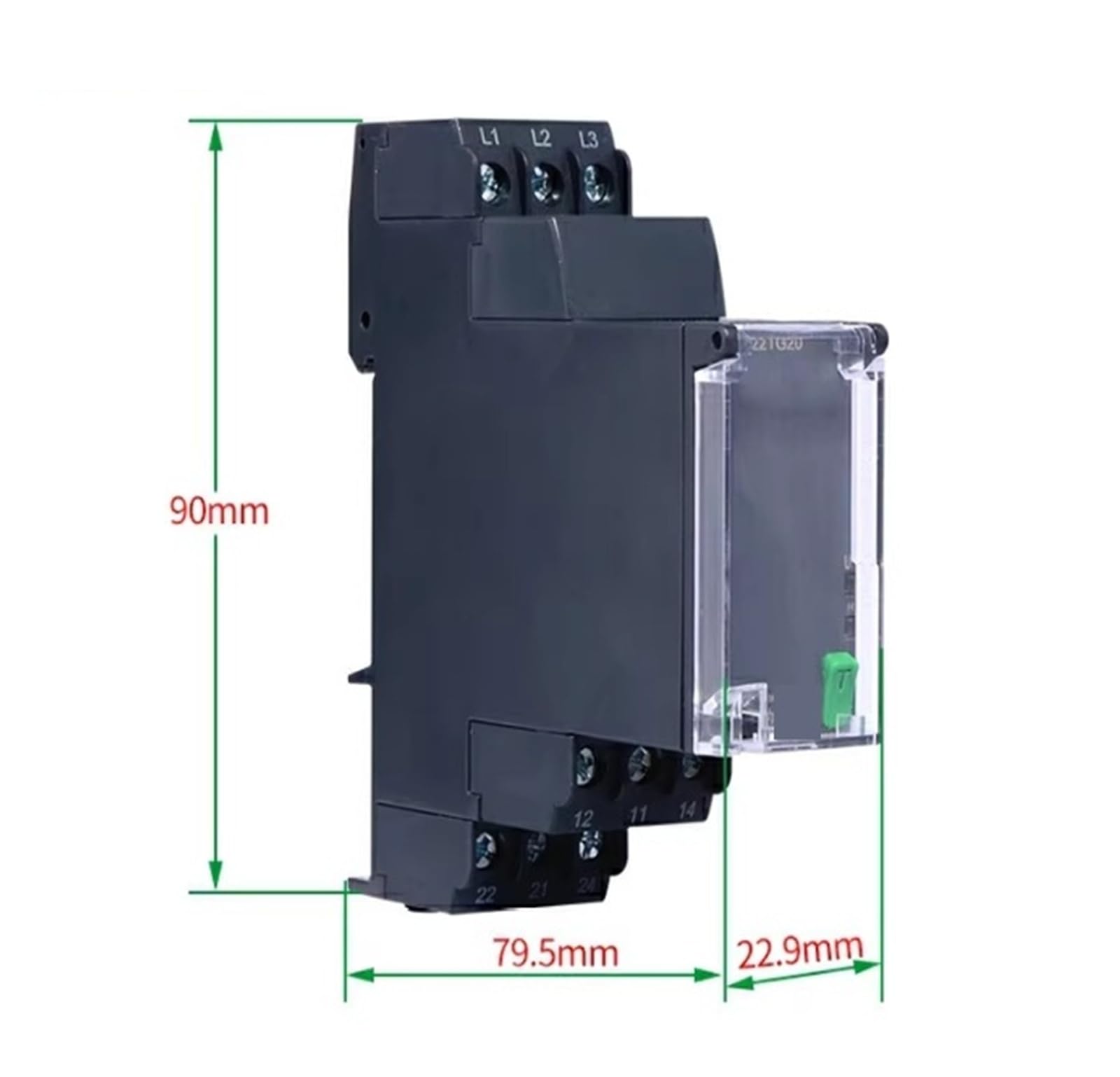 KOSBO Relé de Control trifásico, RM22TG20, relé de protección de Secuencia de Fase, Original