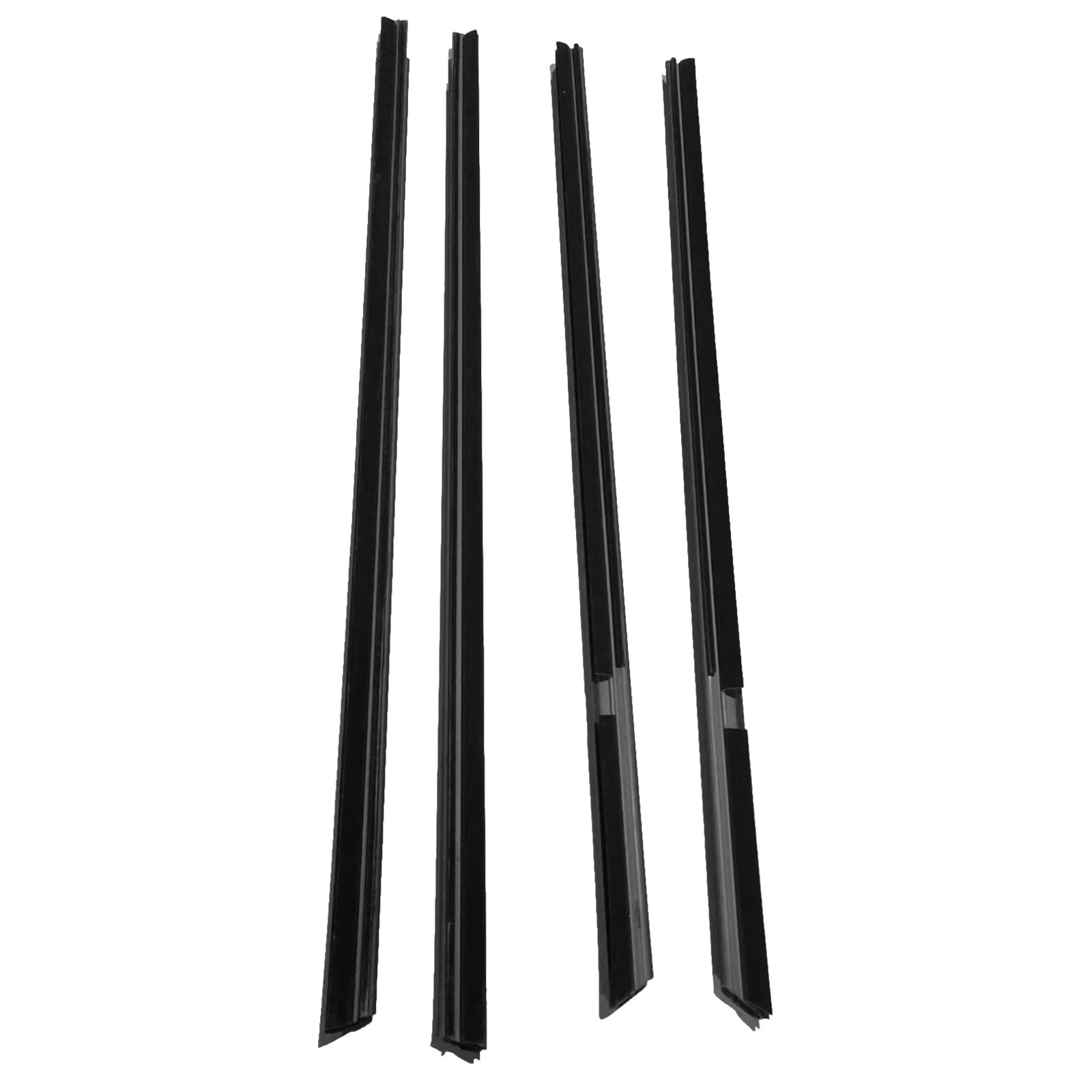 Vamhhx One Color Car Rubber Sealing Strips For Insight 2010 2011 2012 2013 2014 Car Window Glass Seal Strip Moulding Trim 4Piece Outside Weatherstrip Car Door Rubber Seal
