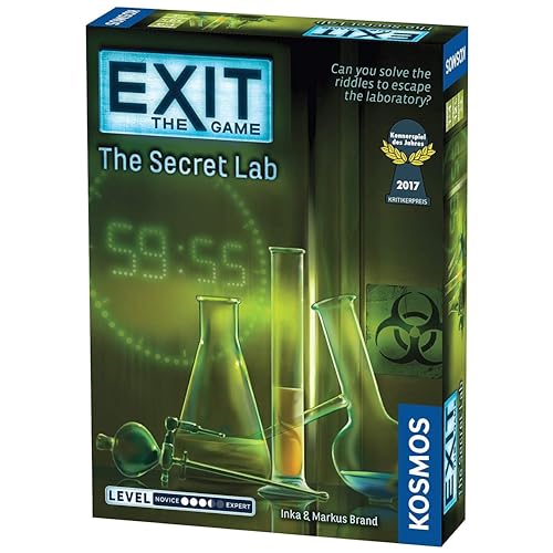 Exit: The Secret Lab juego de mesa para 1-6 jugadores miniatura 1