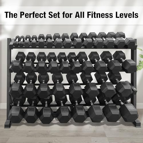 Image of 550 lbs 1200lbs 2100 lbs Dumbbells Weight Set, Hex Dumbbell Sets, Gyms Weights Dumbbells Sets, Weight Set for Home Gym, Strength Training, Fitness Center Equipment