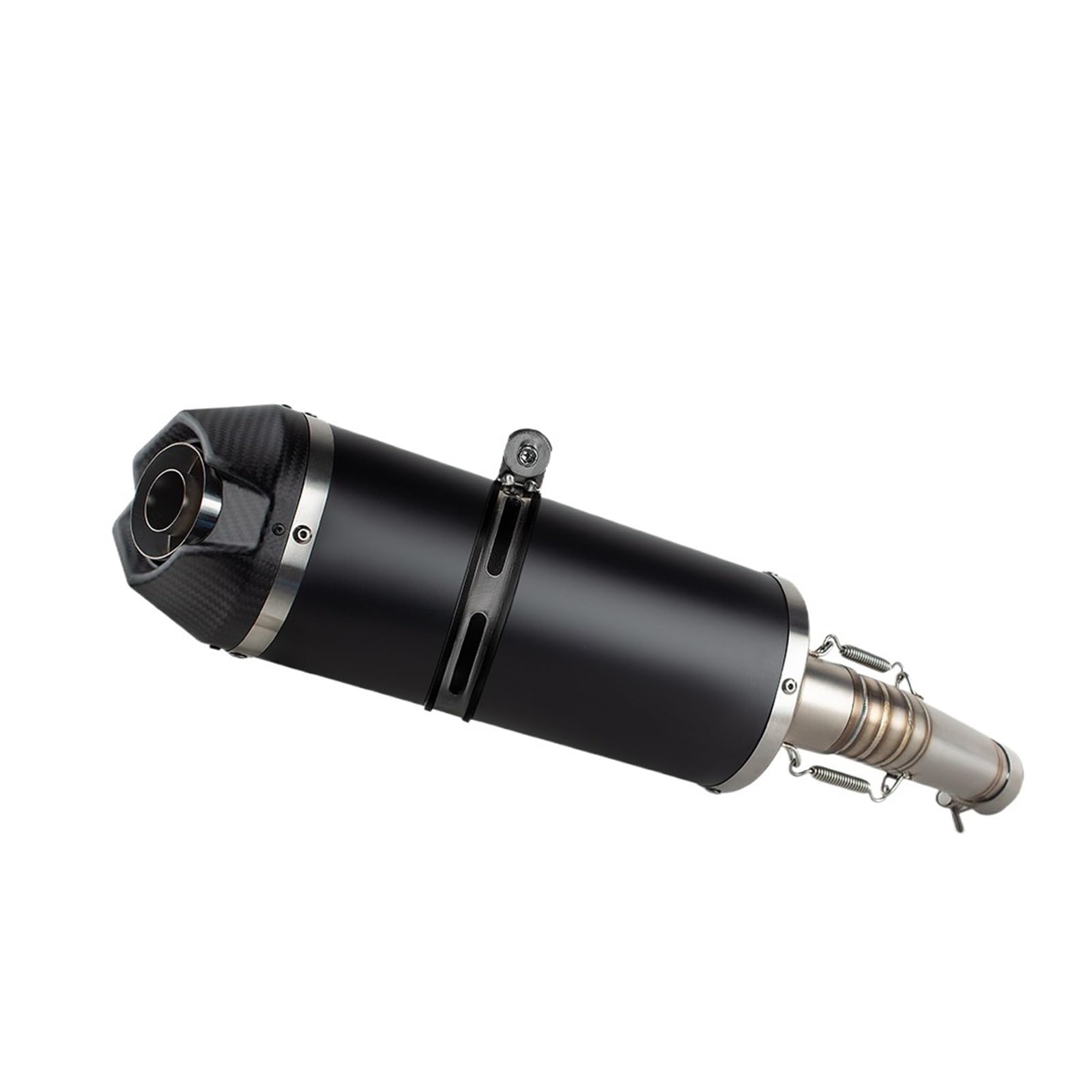 rura wydechowa Pasuje Do Honda NC700 NC750 NC700X NC750X Zestaw Wydechowy Motocykla Rura Wydechowa Podłącz Tłumik Z(Silver)
