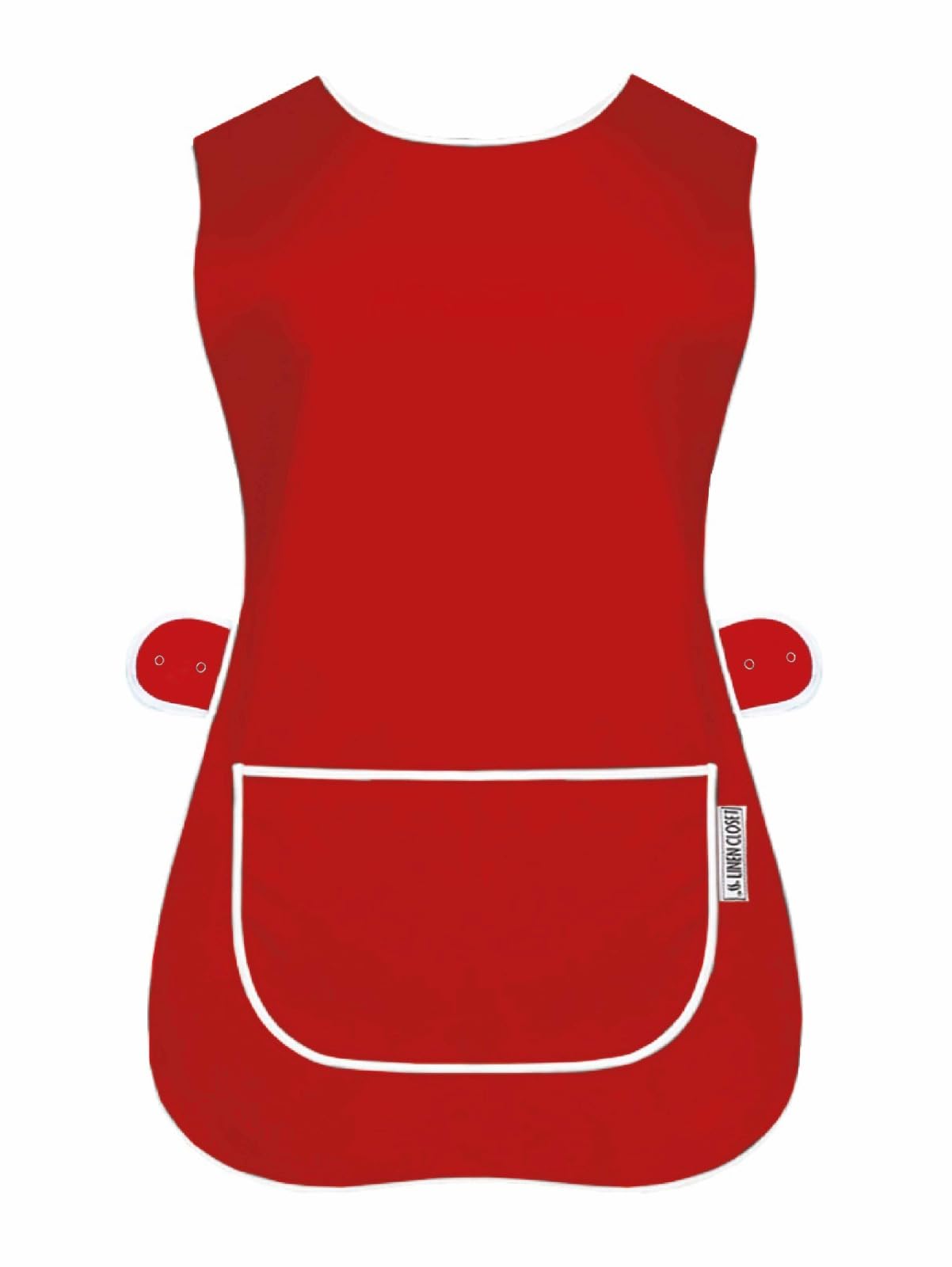 (3Xl, Red) Ladies Work Tabard Aprons Women Men Catering Cleaning Kitchen 5061001950874
