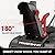PowerSmart Single-Stage Gas Snow Blower, 21-Inch, 7.0HP 4-Stroke Engine, Durable Structure, Red/Black Design, Compact and Stable, Easy to Maneuver, Efficient in Clearing Large Areas of Snow
