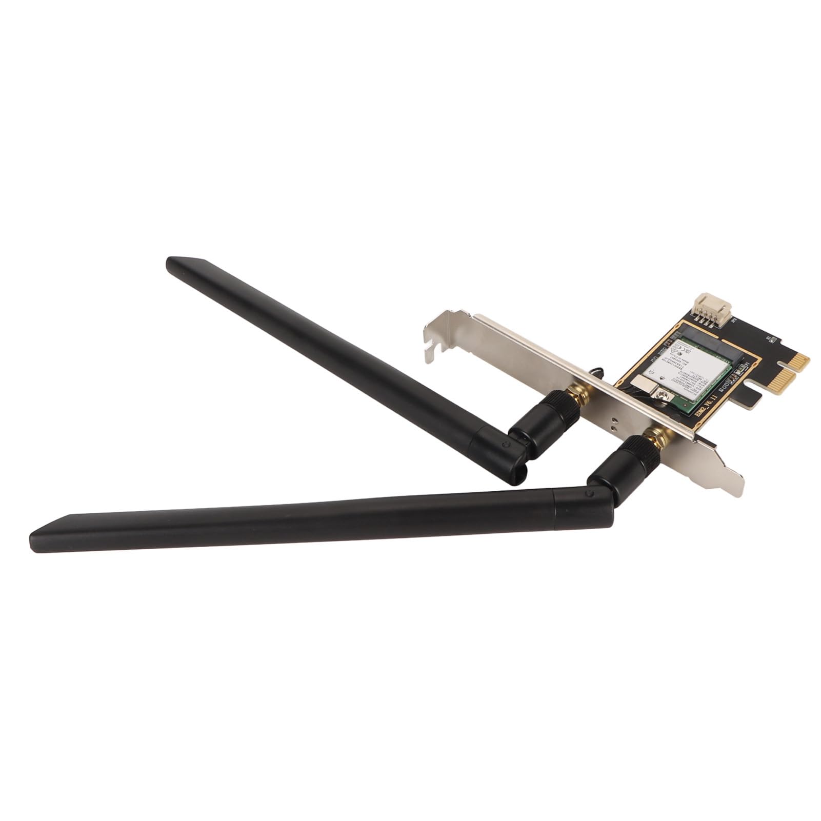 Scheda WiFi PCIe a 3 Bande Scheda Adattatore di Rete Wireless a Installazione Rapida 8774Mbps per PC 10 11, Facile da Usare per Computer Desktop