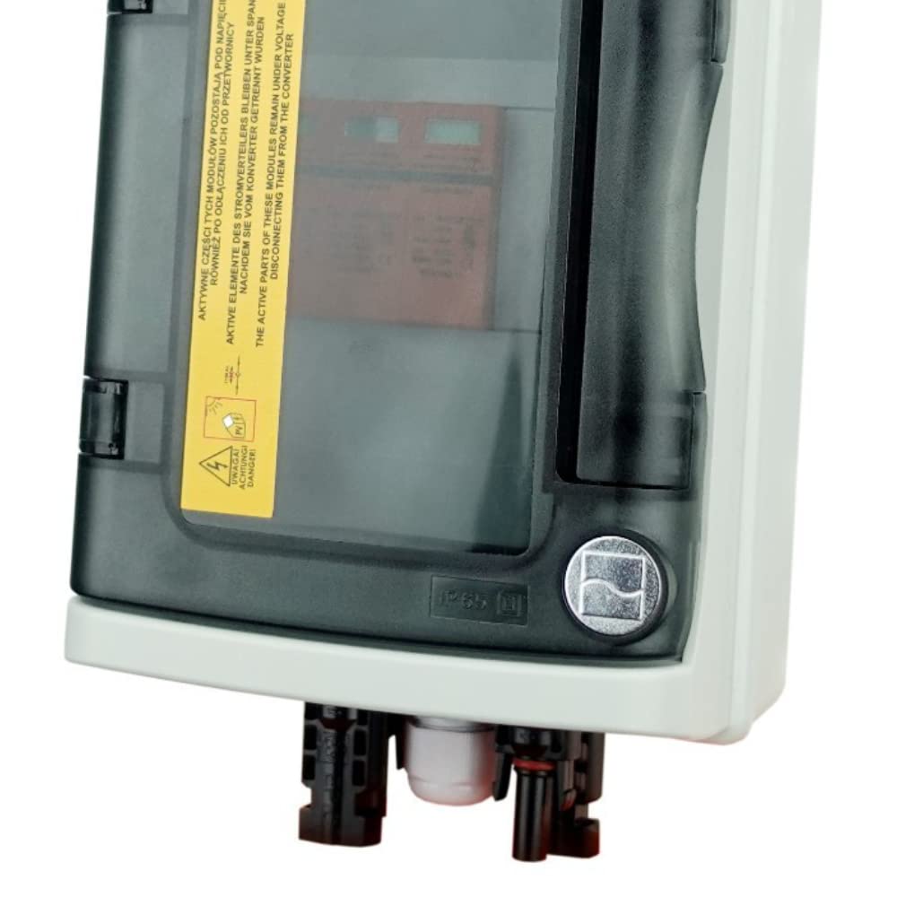 Solar Anschlusskasten PV DC 1000V 1x T1 T2 1-String 4mm Connector Solarsteckverbinder Photovoltaik PV Überspannungsschutz Blitzschutz Doktorvolt