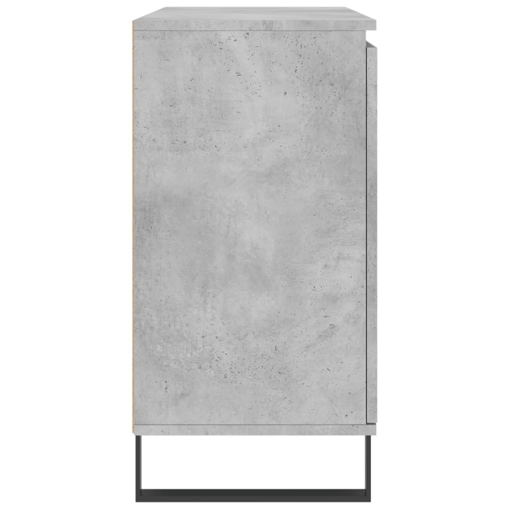 ShGaxin Kredens szary betonowy 104 x 35 x 70 cm, materiał drewnopochodny, komoda do sypialni, komody i kredensy, szafka do salonu, szafka komodowa, komoda do sypialni, komoda, komoda na korytarz