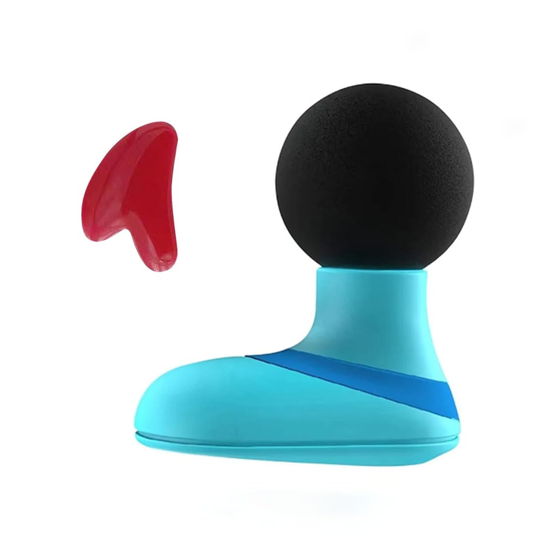 Mini electric handheld massager, multifunctional 6-speed vibration mode, cordless portable massage gun, suitable for neck and back massage muscle relaxation