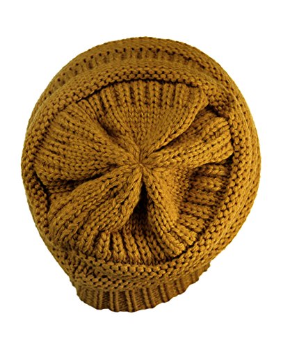Image of Cambridge Select Thick Slouchy Knit Oversized Beanie Cap Hat