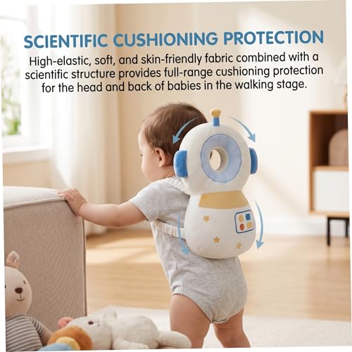 Protector de cabeza para caminar para bebés con cojín anticaídas de astronauta 5