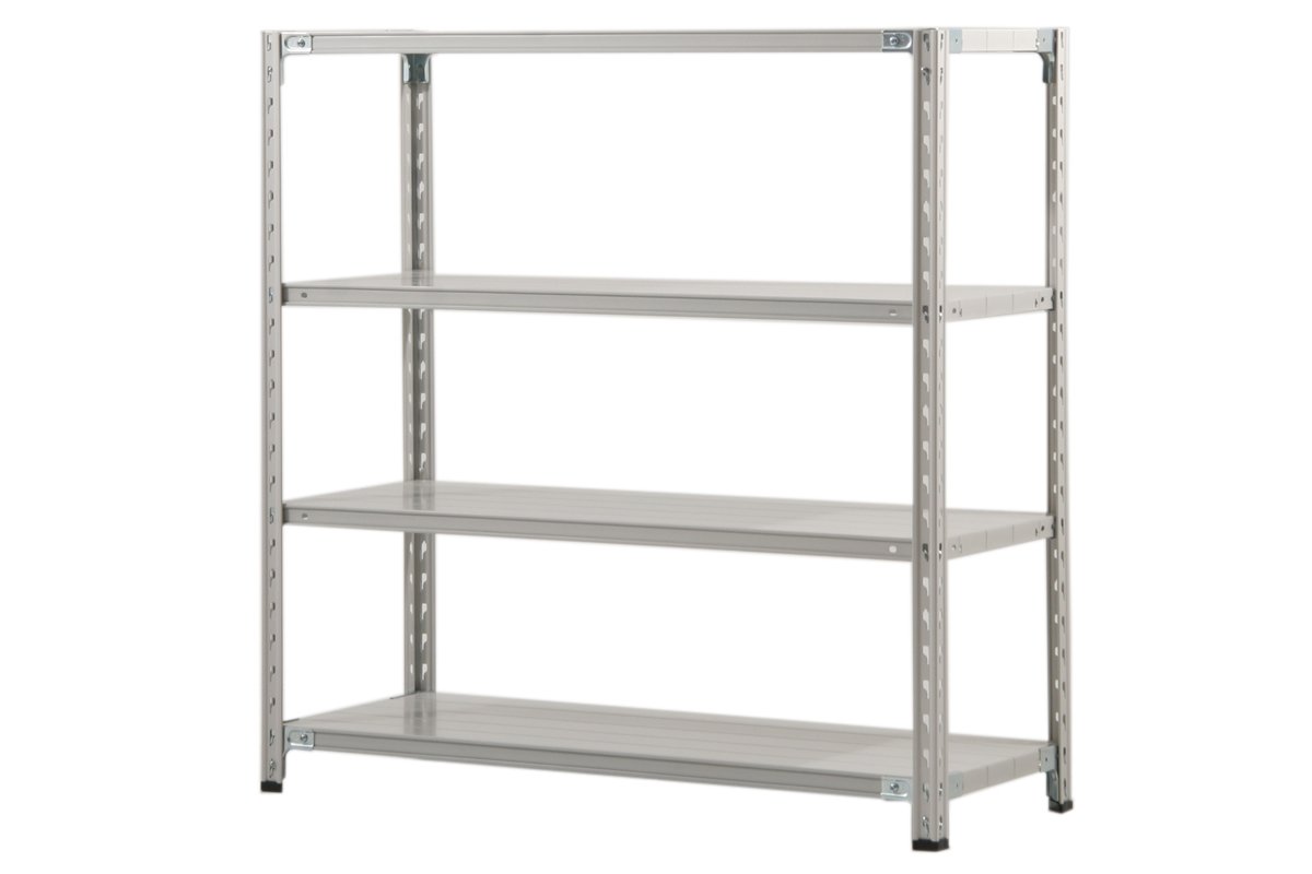 Amazon｜タイガーラック 【転倒防止の金具付】 業務用 スチールラック