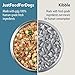 JustFoodForDogs Frozen Fresh Dog Food, Complete Meal or Dog Food Topper, Beef & Russet Potato Human Grade Dog Food Recipe, 18 oz (Pack of 21)