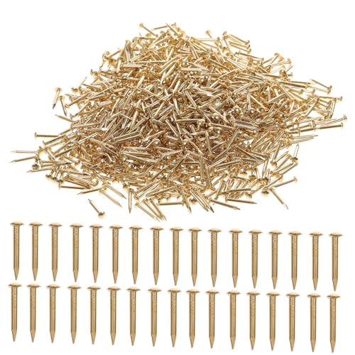 Clavos pequeños de cobre 1.2x10mm para colgar cuadros miniatura 1