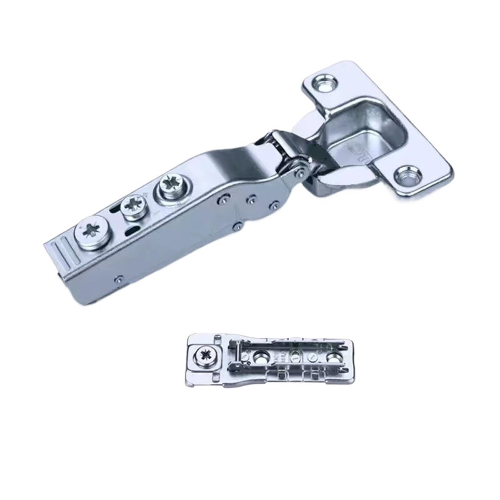 Kdhcvkz C81 Full 4Pcs Soft Close Cabinet Hinge 35Mm Conceal Linear Mounting Plate(C81 Full)
