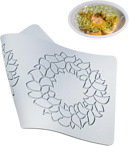 Miniatura 6 de Molde de silicona hueco de copo de nieve para fondant de caramelo de chocolate en relieve 3D para pastel de fondant, molde de arcilla para