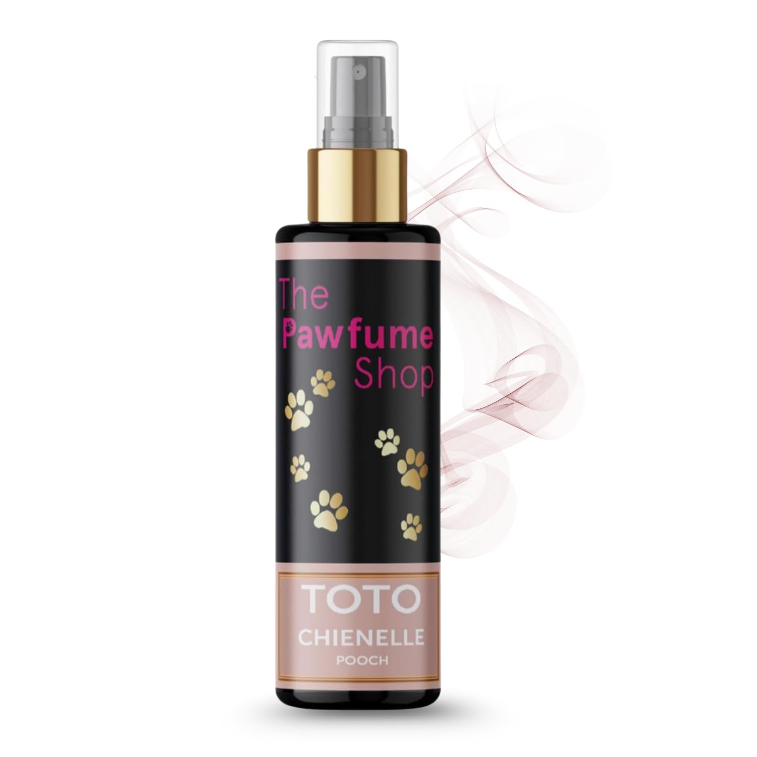 Toto Chienelle - Female Dog Perfume Spray - Suitable For all Breeds & sizes - For Fresh Scent & Odour Control - Gentle on Skin & Long-Lasting Fragrance - 100ml