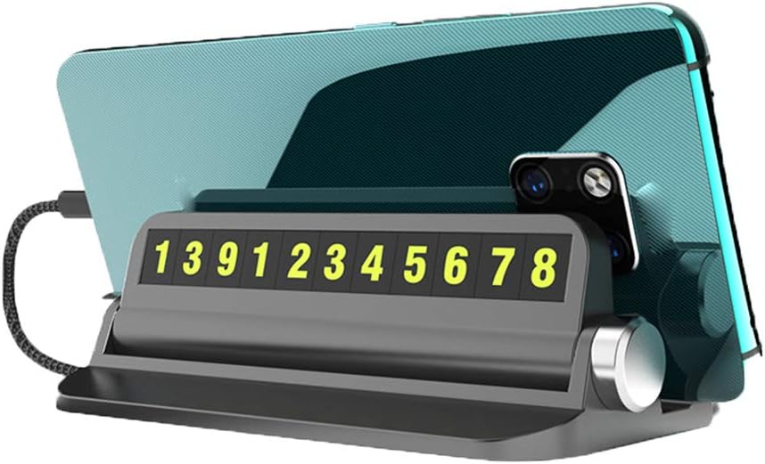 Temporary Parking Phone Number Plate, Editable, High Temperature Resistant, And Can Be Hidden. Easy To Use.