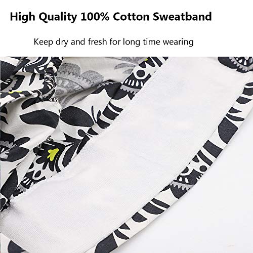 CHUANGLI 3Pcs Gourd-Shaped Working Caps with Upgrade Sweatband Adjustable Bouffant Hats Headwear - Women/Men - Thumbnail 2