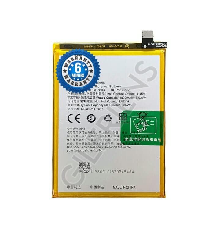 Image of Original BLP803 Battery for Oppo 7i / A53 / V3 /C17 / V3 5G Battery with 6 Month Warranty***(SEP0074)