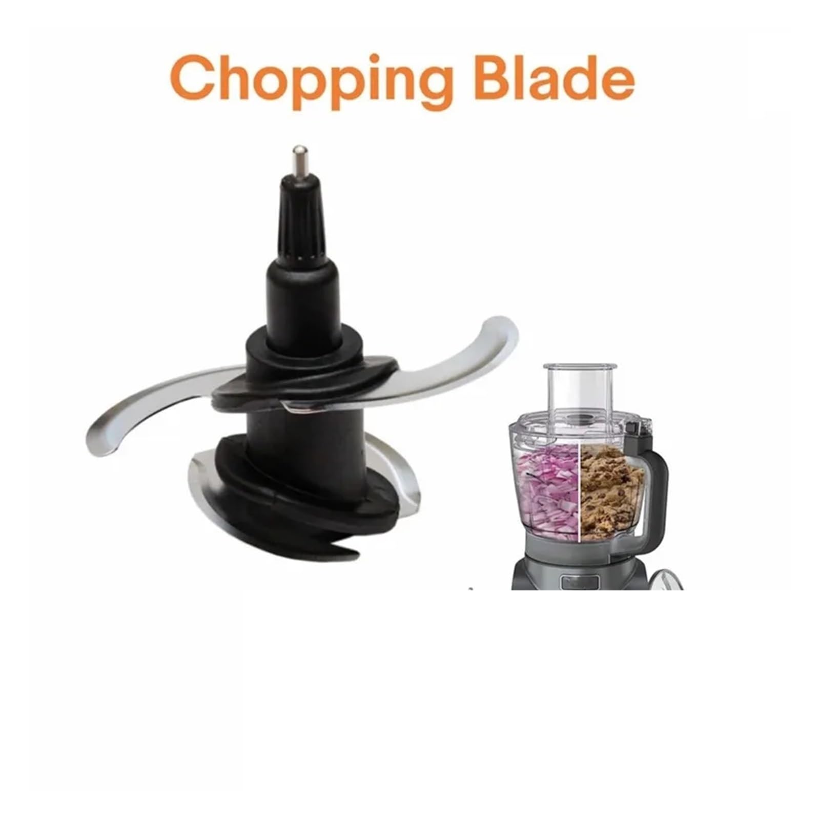 Bol De Robot Culinaire De 64Oz, 2 Pièces, Lame De Mélangeur À Découper, Compatible Avec Ninja, BN601 BL770 BN2PCS801
