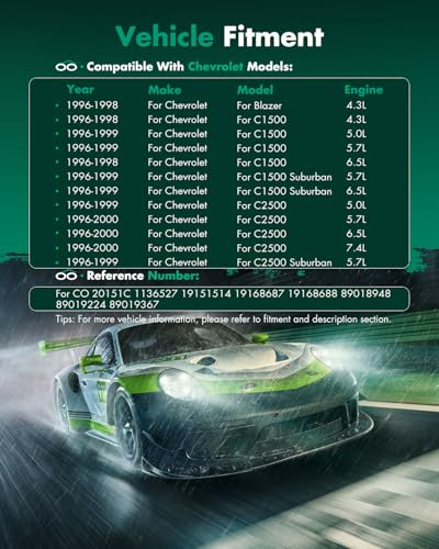 Image of SCITOO AC Compressor fit for Cadillac for Escalade 5.7L 1999 2000 | Fast Cooling, Ultra Low Noise (≤72 dB)Air Conditioner Compressor with Clutch, Easy Installation, 1136527 19151514