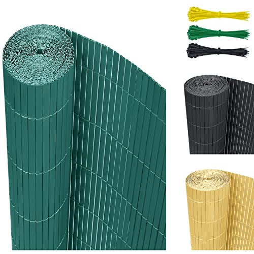 UISEBRT PVC Sichtschutzmatte Sichtschutz Garten Sichtschutzzaun...