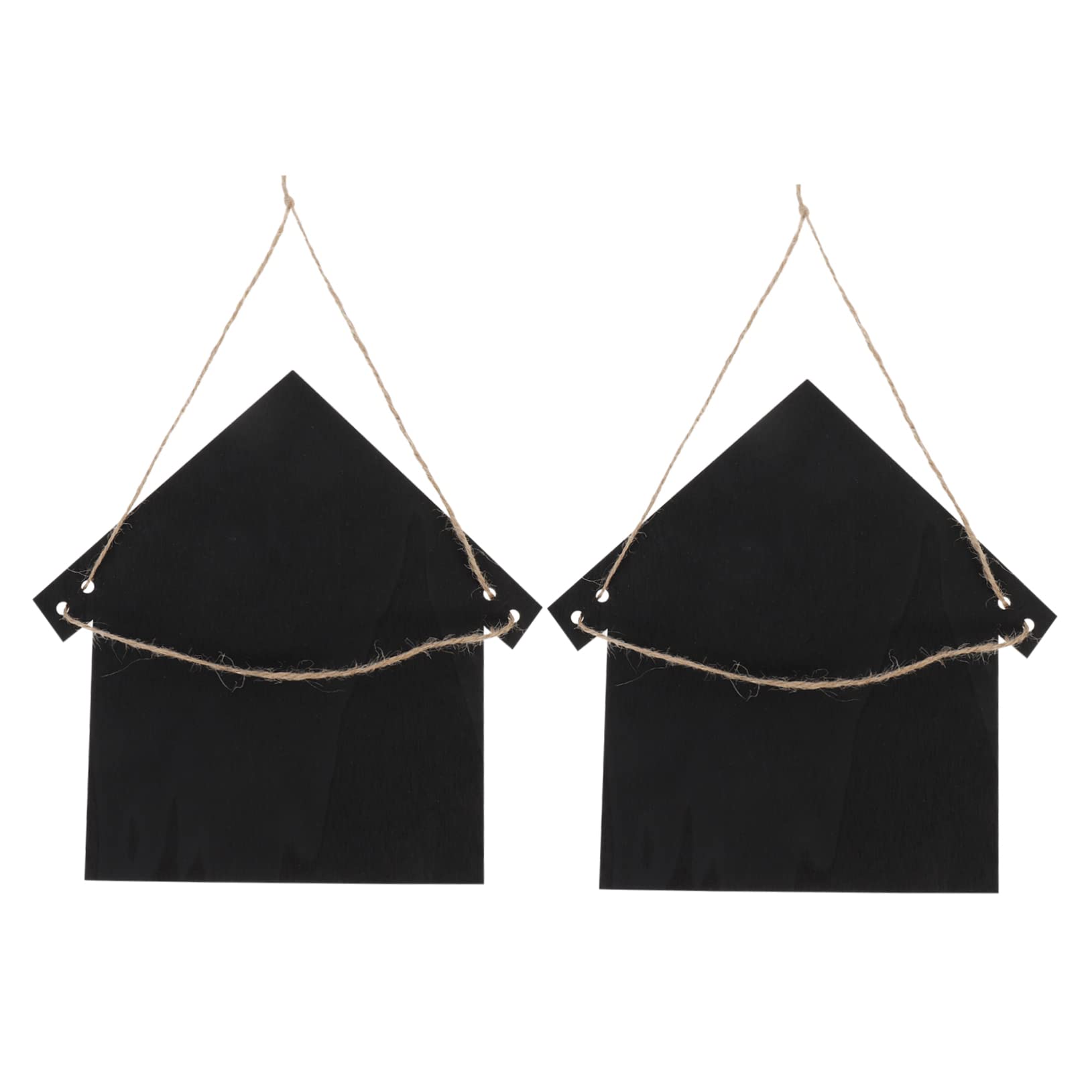 Angoily 2Pcs Erasable Chalkboard Sign Writing Blackboard Ornaments for Home Decor Crafting for Messages Events and Creative Displays