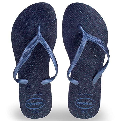 Chinelo Fantasia Gloss, Havaianas, Feminino, Marinho, 37/38
